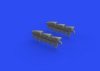 Eduard 672250 Spitfire Mk. Vc exhaust stacks for Airfix 1/72